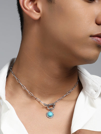 The Soletria Chain Necklace - Metallic Silver