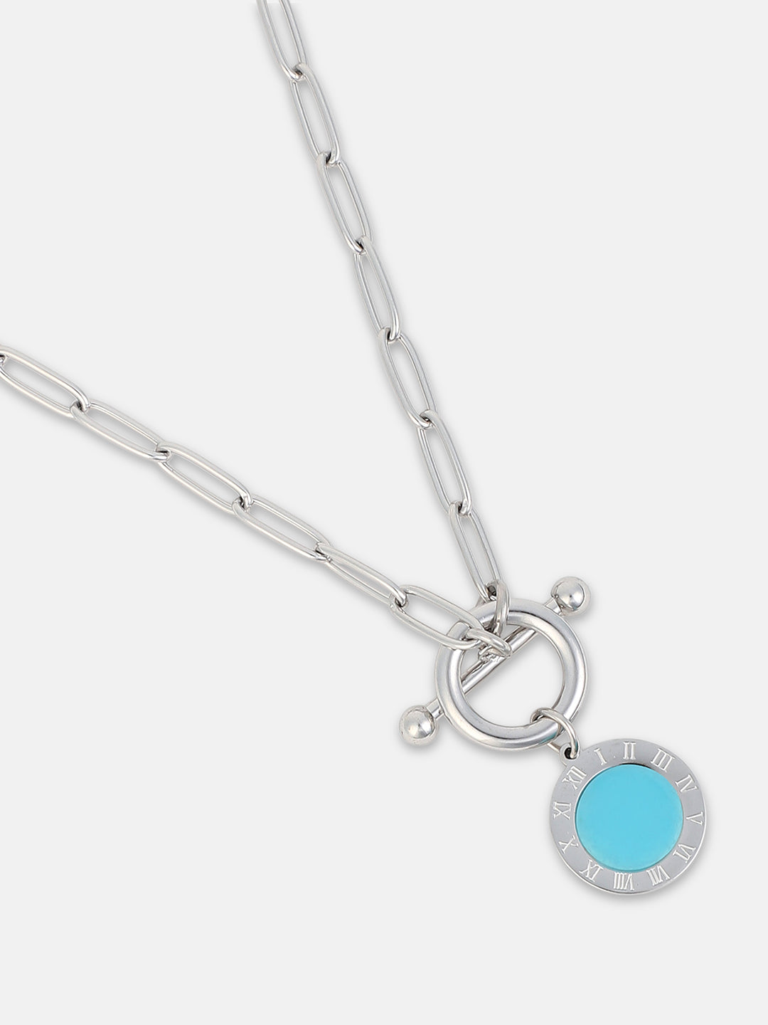The Soletria Chain Necklace - Metallic Silver