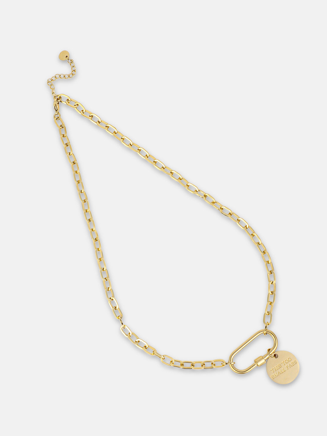 The Industrial Orb Chain Necklace - California Gold
