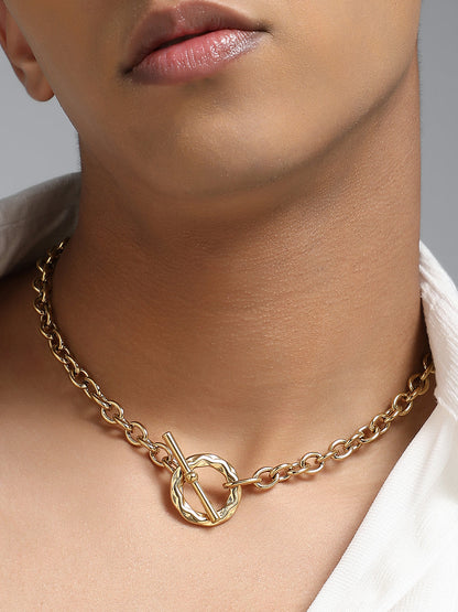 The Sol Halo Chain Necklace - California Gold