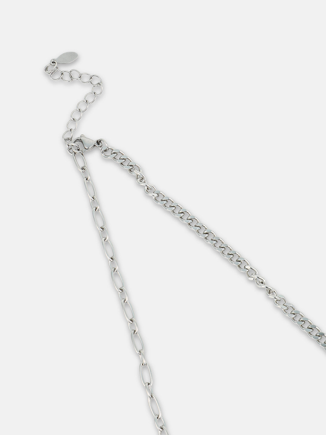 The Skelley Pendant Necklace Metallic Silver