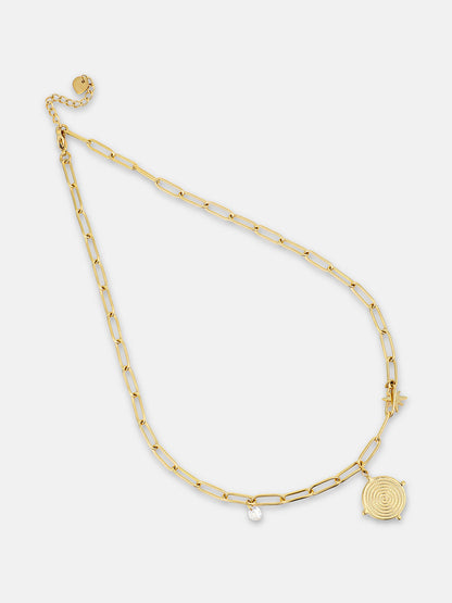 The Celeste Chain Necklace - California Gold