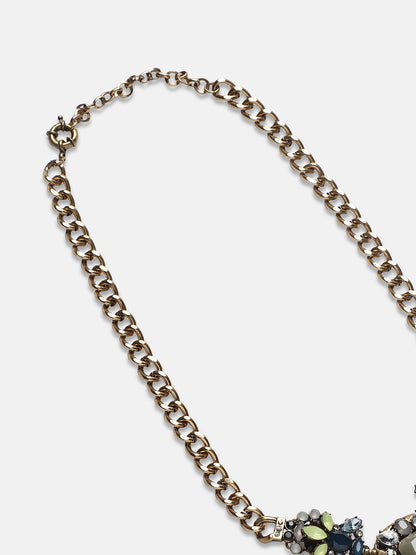 Gold-Plated Stones Studded Necklace