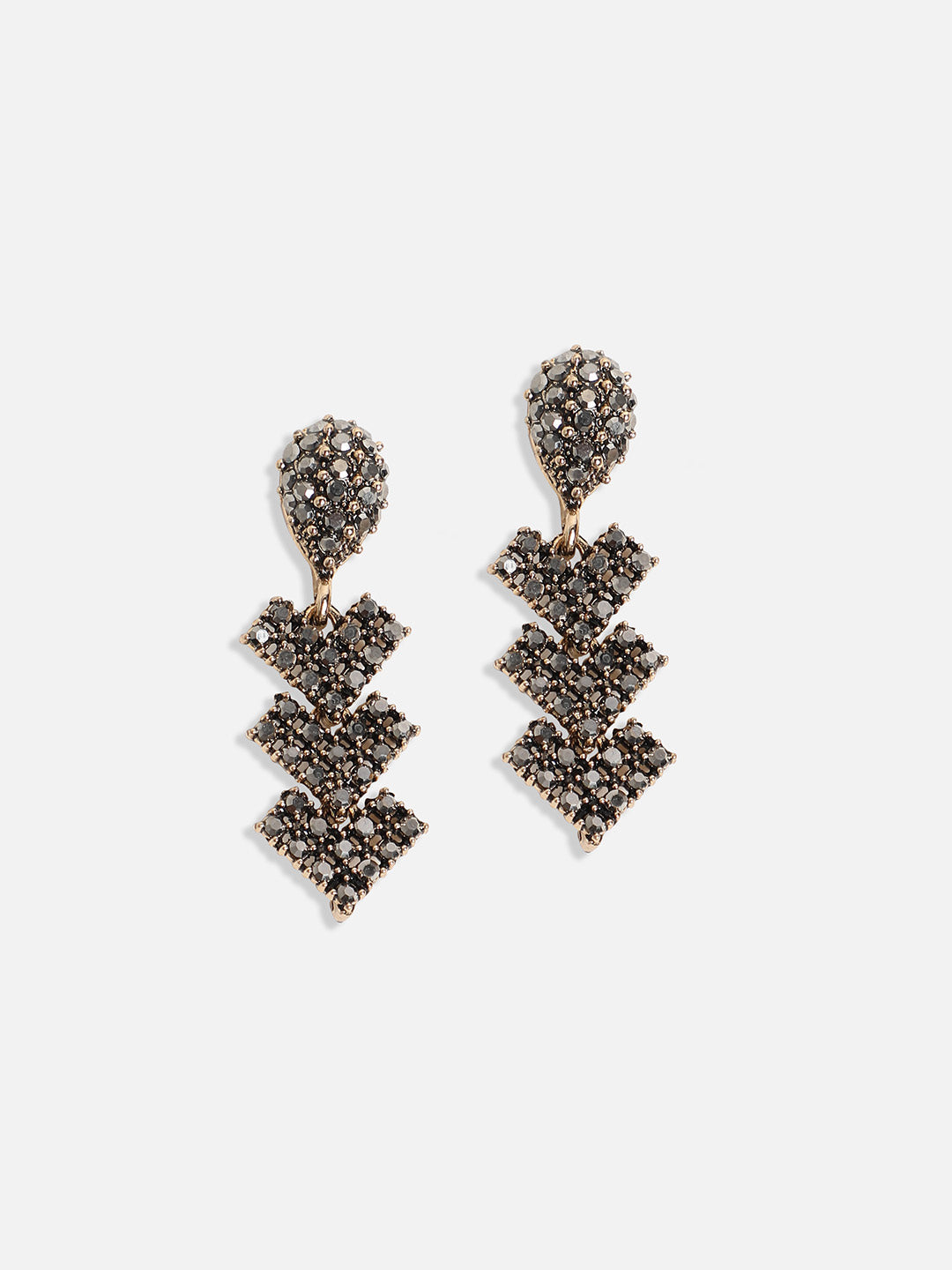 Gold-Plated Stone-Studded Jewellery Set