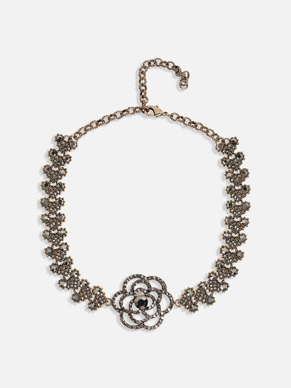 Gold-Plated Crystal-Studded Jewellery Set