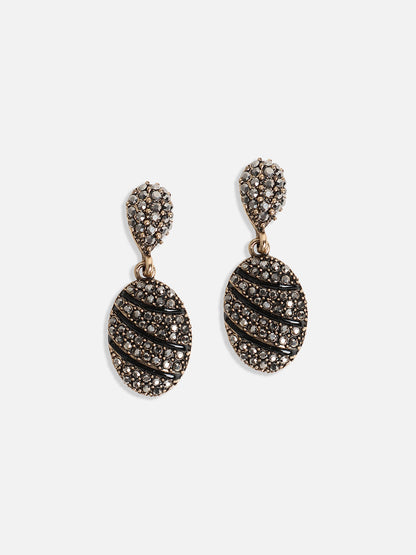 Gold-Plated Crystal-Studded Choker Jewellery Set