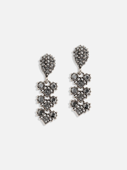 Silver-Plated Stone-Studded Jewellery Set