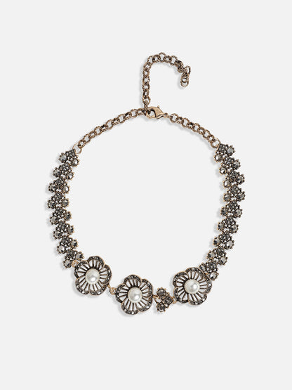 Gold-Plated Crystal-Studded Jewellery Set