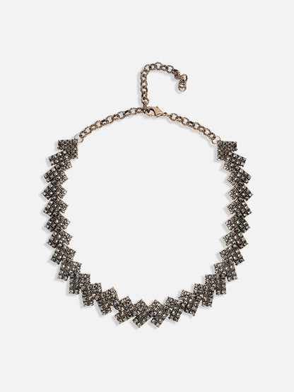 Crystal Stones Studded Neclace and Earrings Set