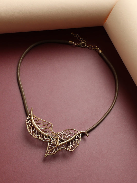 Gold-Plated Statement Necklace