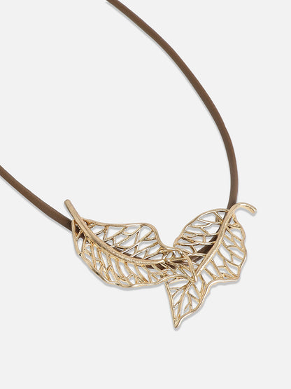 Gold-Plated Statement Necklace