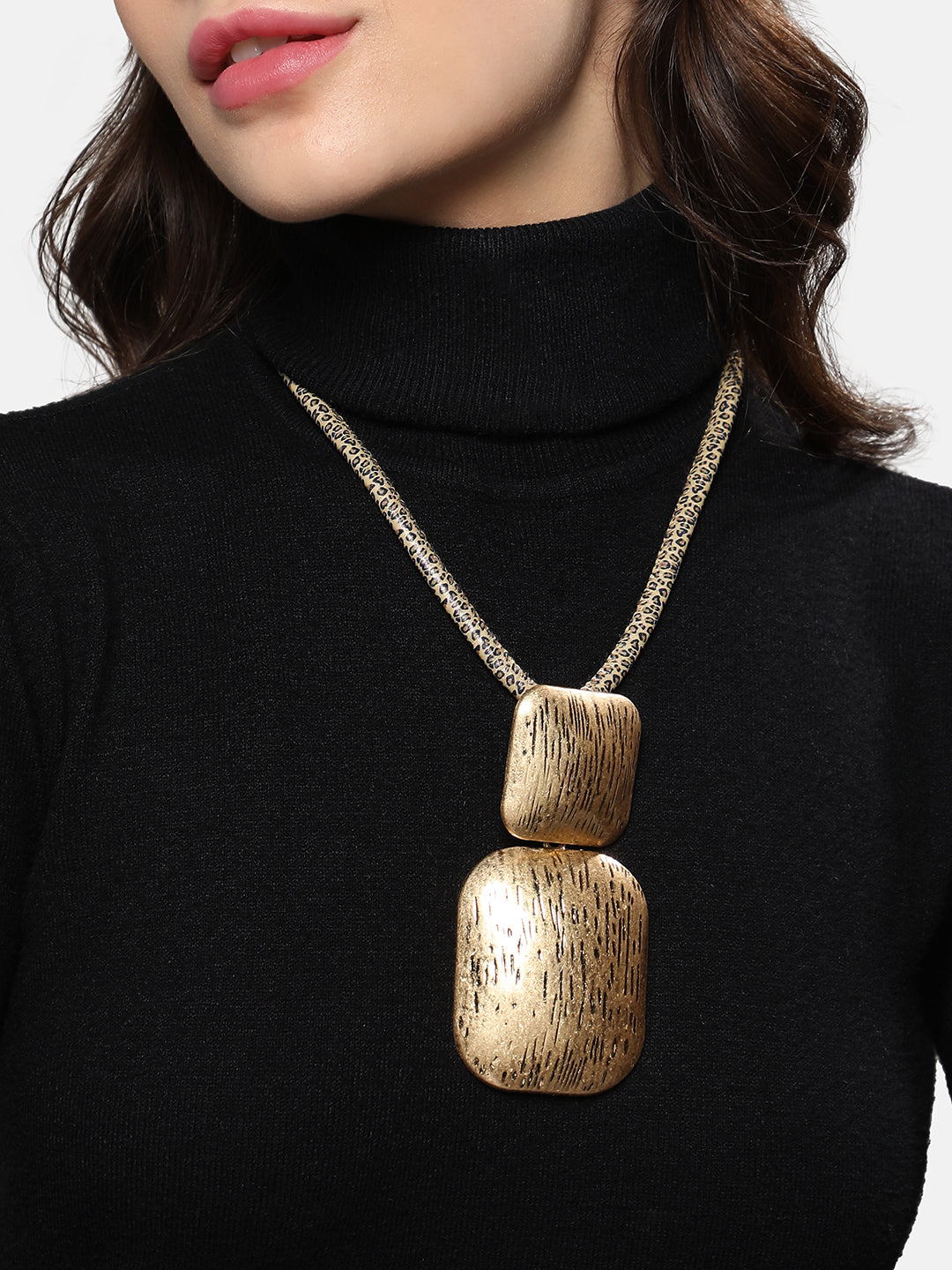 Gold-Plated Statement Necklace
