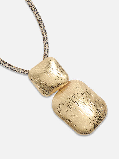 Gold-Plated Statement Necklace