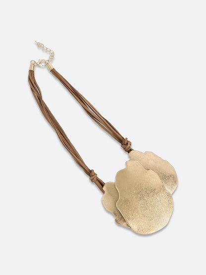 Gold-Plated Statement Necklace