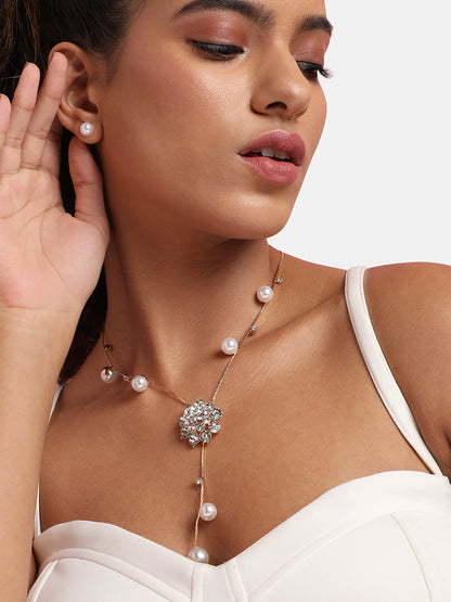 Chalice Stone Studded Necklace