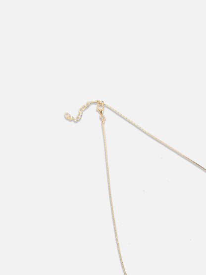 Gold-Plated Stone-Studded Necklace