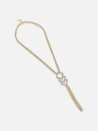 Gold Plated Stone Studded Chain