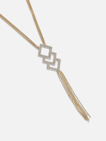 Gold Plated Stone Studded Chain