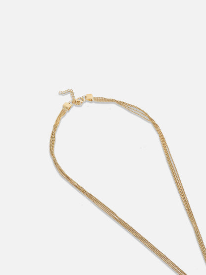 Gold Plated Stone Studded Chain