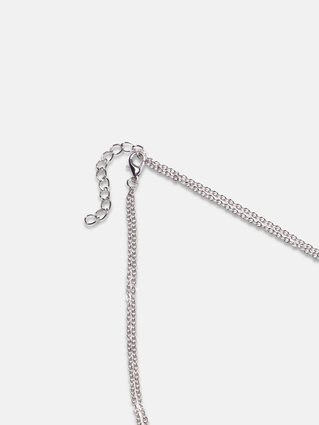Artificial Stones Silver Plated Necklace