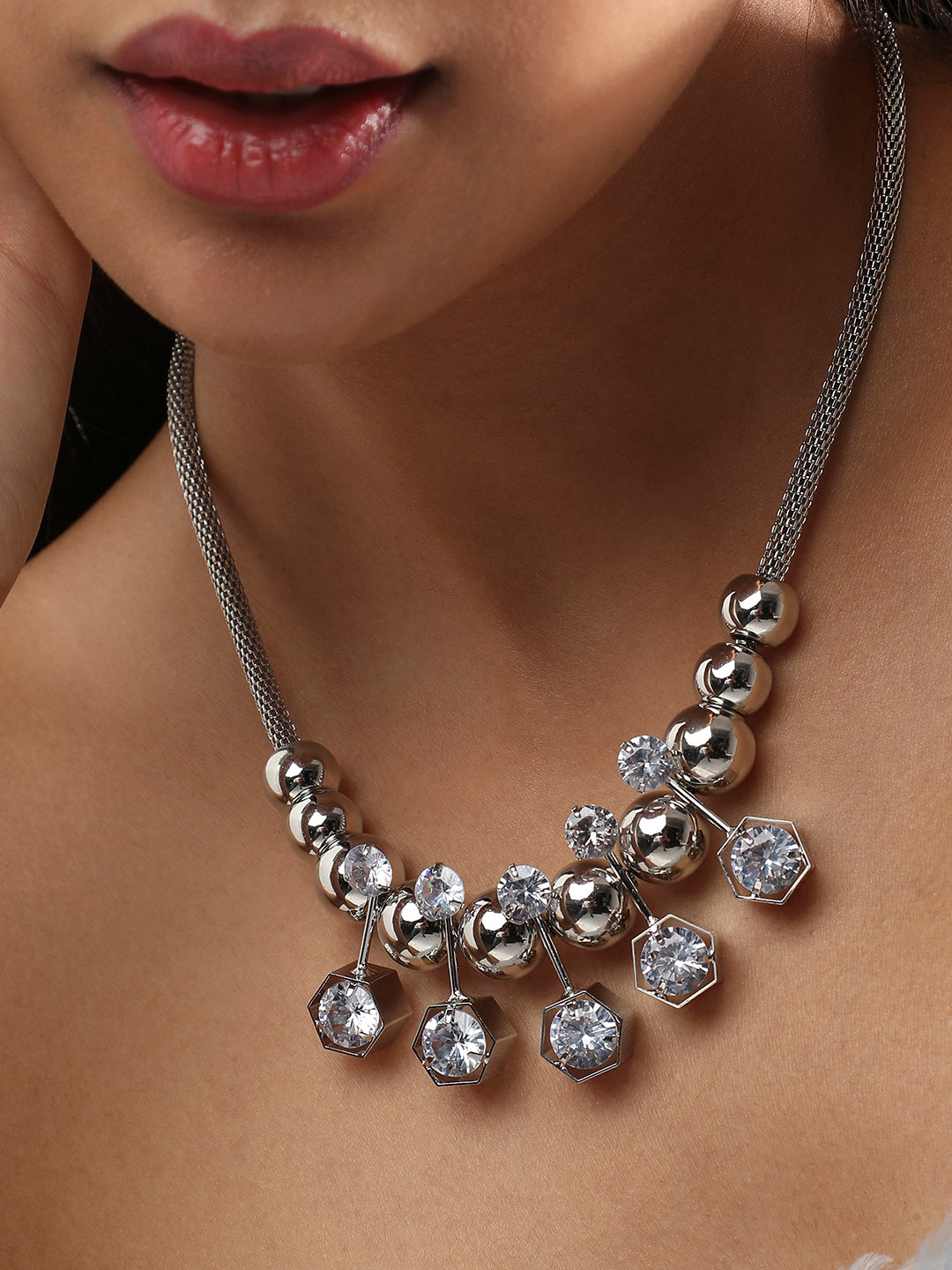 Silver-Plated Minimal Necklace