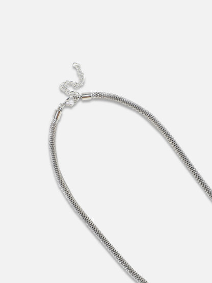 Silver-Plated Minimal Necklace