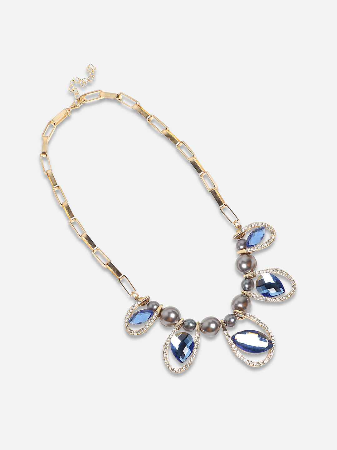 Silver-Plated Statement Necklace