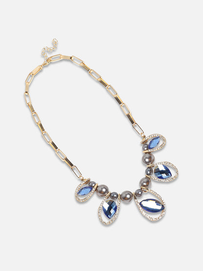 Silver-Plated Statement Necklace