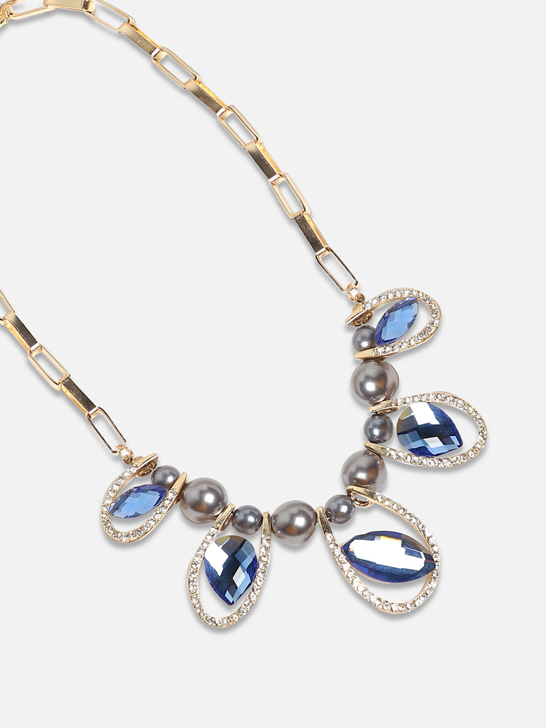Silver-Plated Statement Necklace
