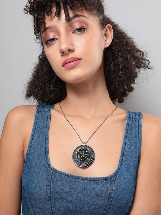Silver Plated Chain with Pendant
