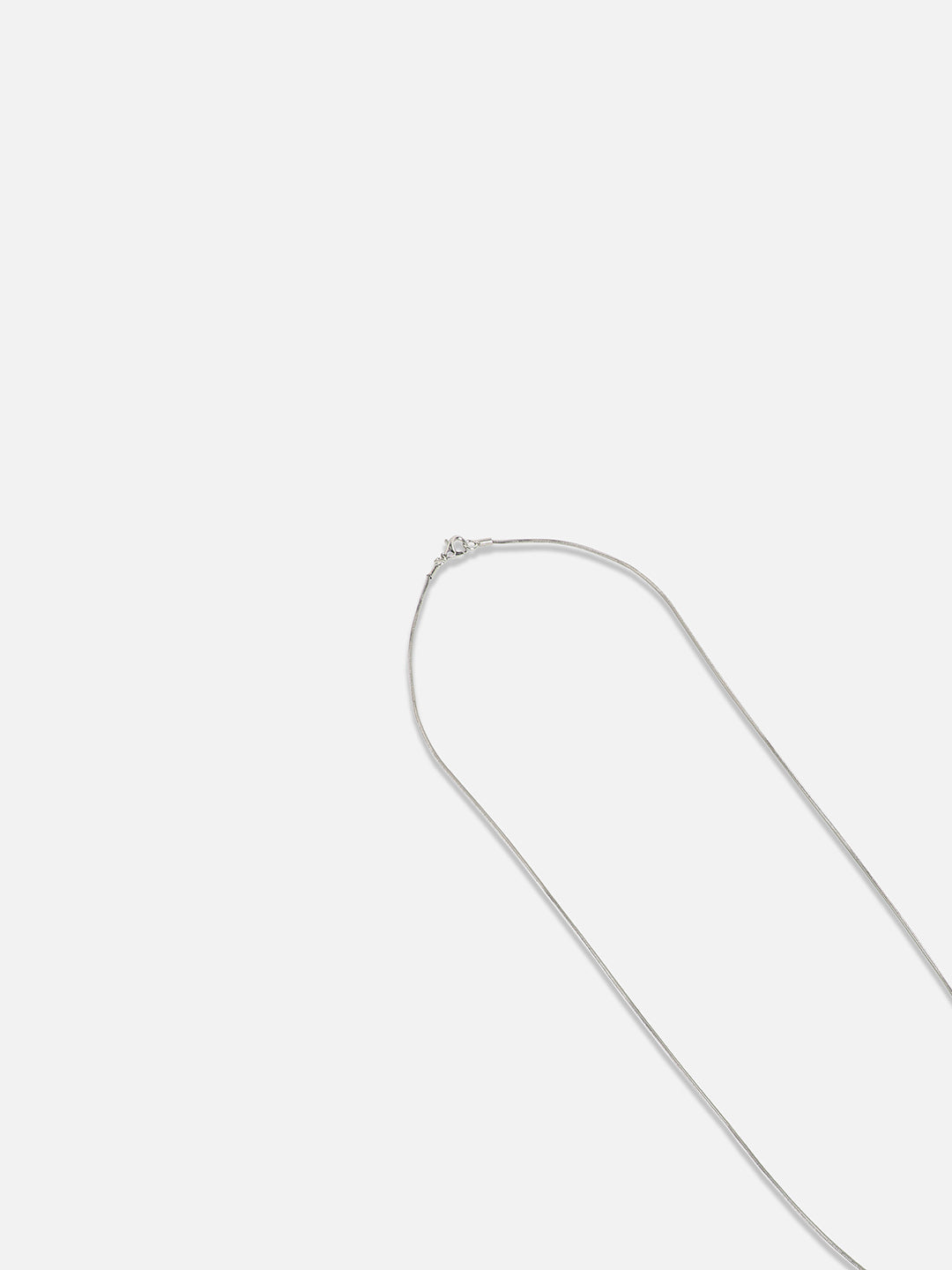 Silver-Plated Stone-Studded Necklace