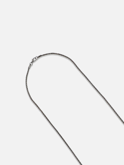 Silver-Plated Stone-Studded Necklace