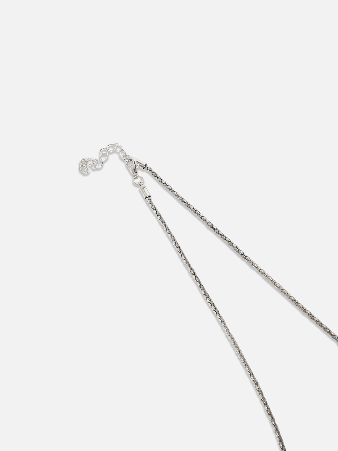 Silver-Plated Studded Necklace