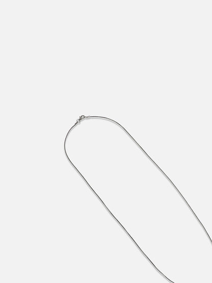 Silver-Plated Stone-Studded Star Shaped Pendant with Chain