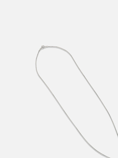 Silver-Plated Stone-Studded Star Shaped Pendant