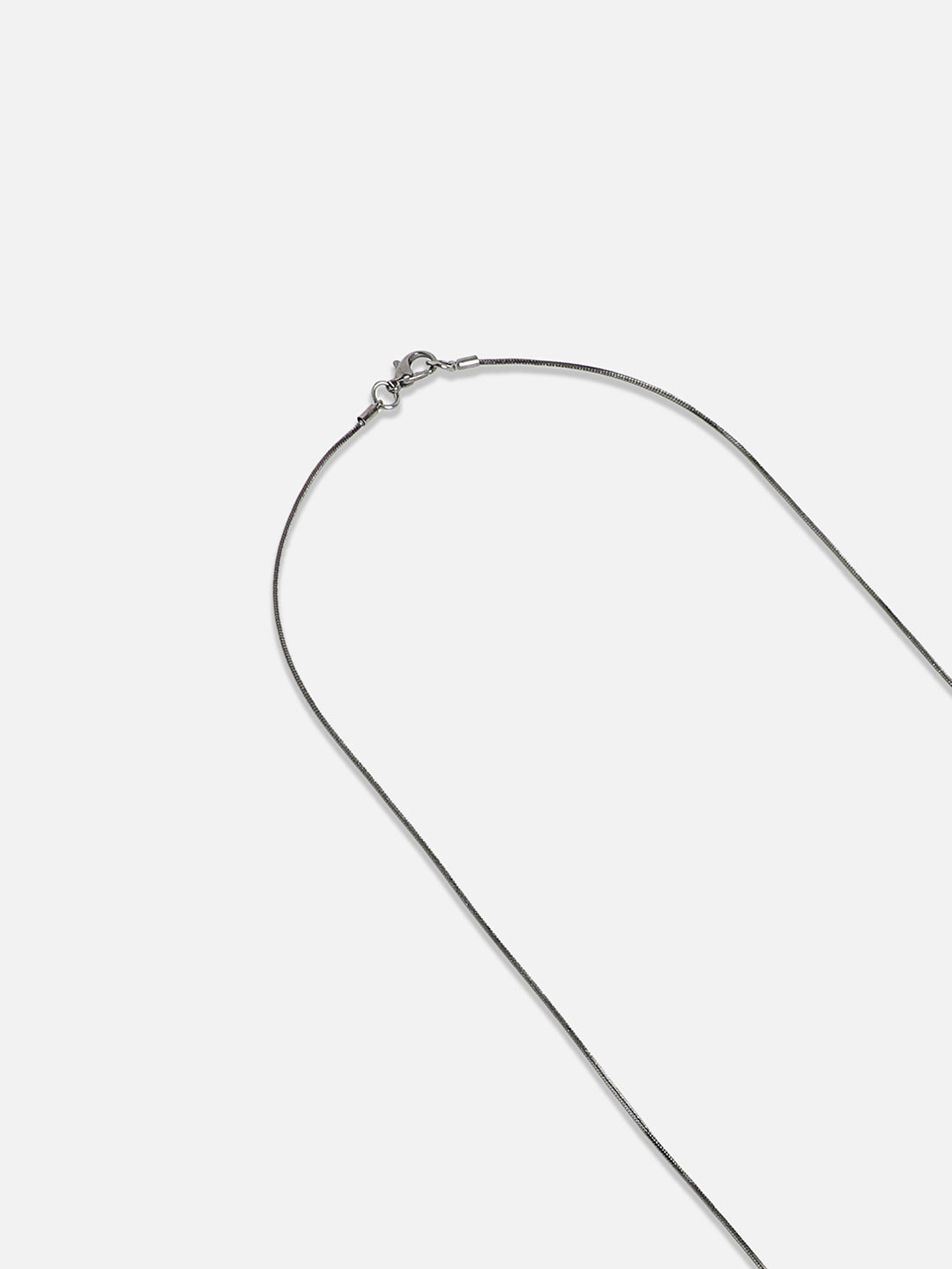 Silver-Plated Stone-Studded Necklace