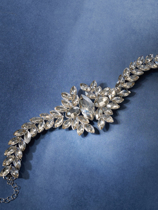 Silver-Plated Choker Necklace