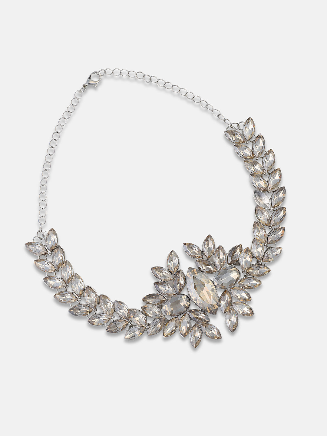 Silver-Plated Choker Necklace
