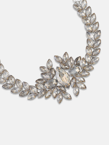 Silver-Plated Choker Necklace