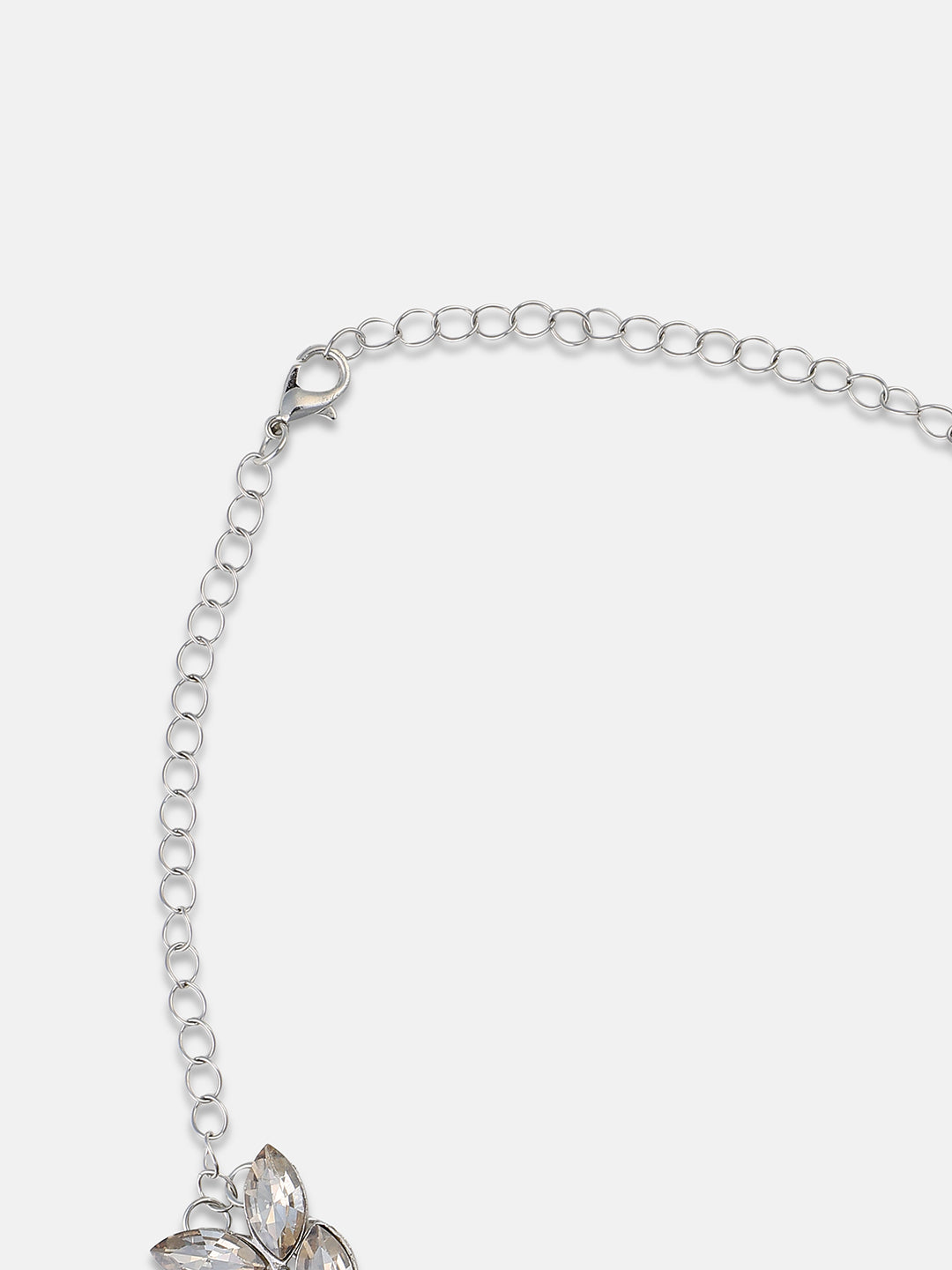 Silver-Plated Choker Necklace