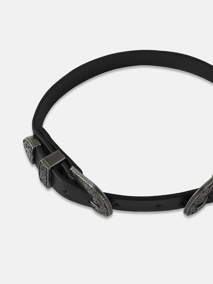 Women's The Howdy Choker Necklace - Antique Silver