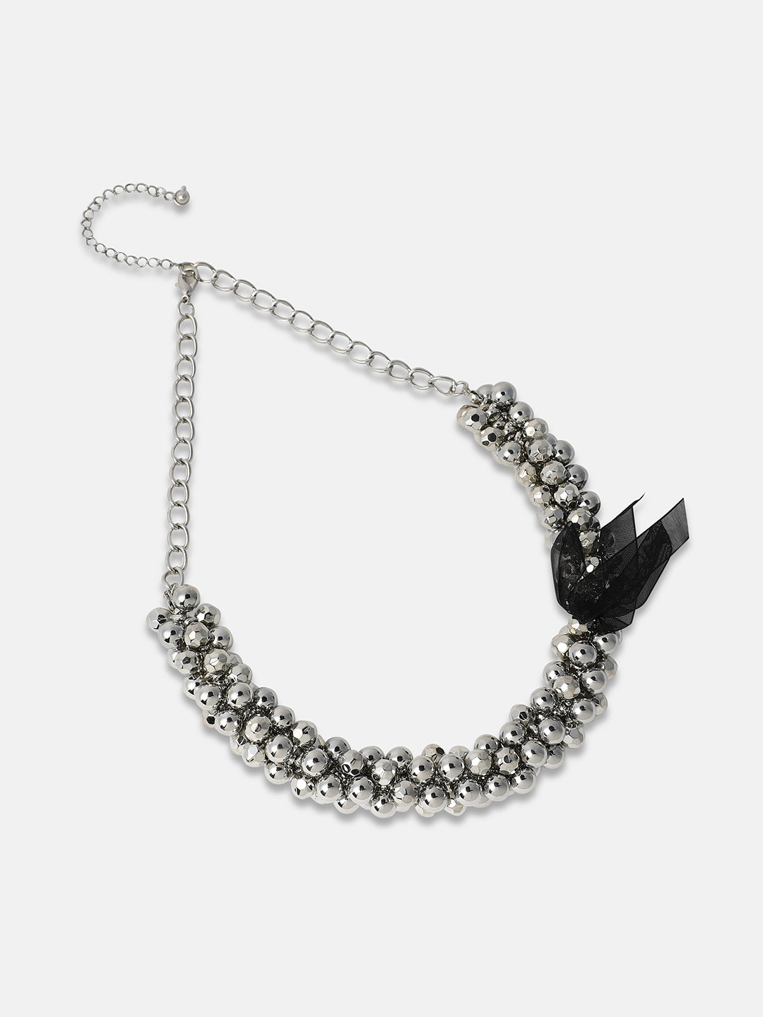 Women's The Sleigh Bell Collar Necklace - Antique Silver