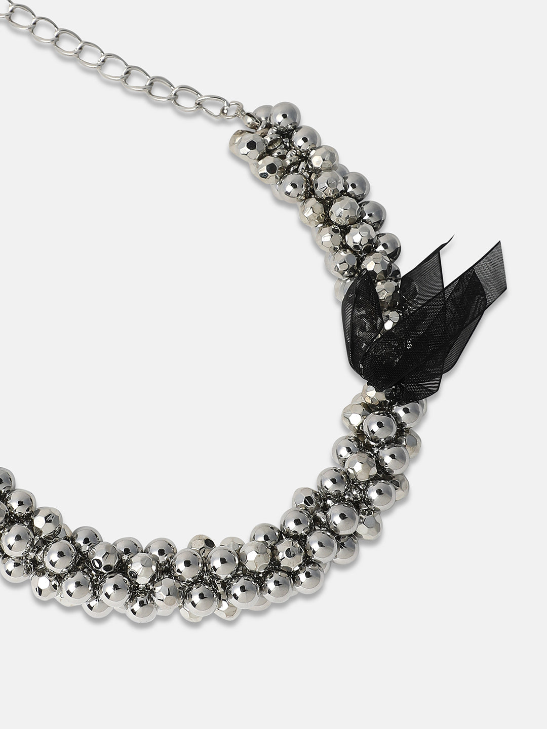 Women's The Sleigh Bell Collar Necklace - Antique Silver