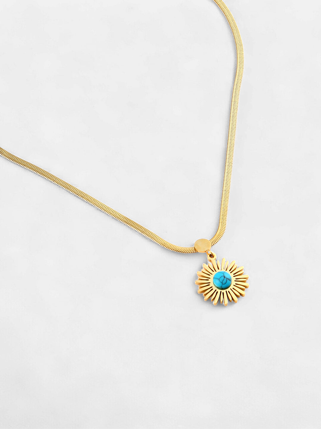 The Soleil Pendant Necklace - California Gold-SOHINC8845