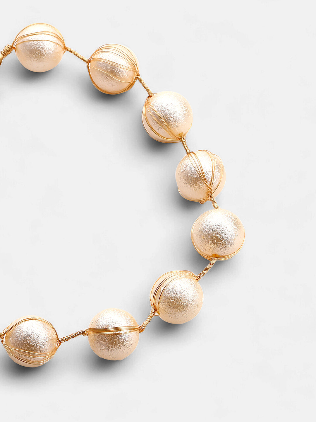The Serendipity Collar Necklace - Champayne Gold-SOHINC8860
