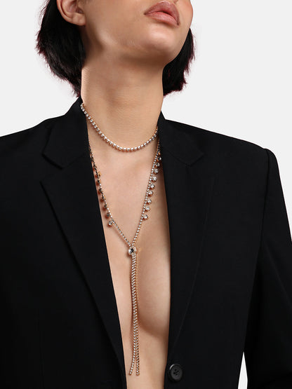 Gold-Plated Layered Necklace