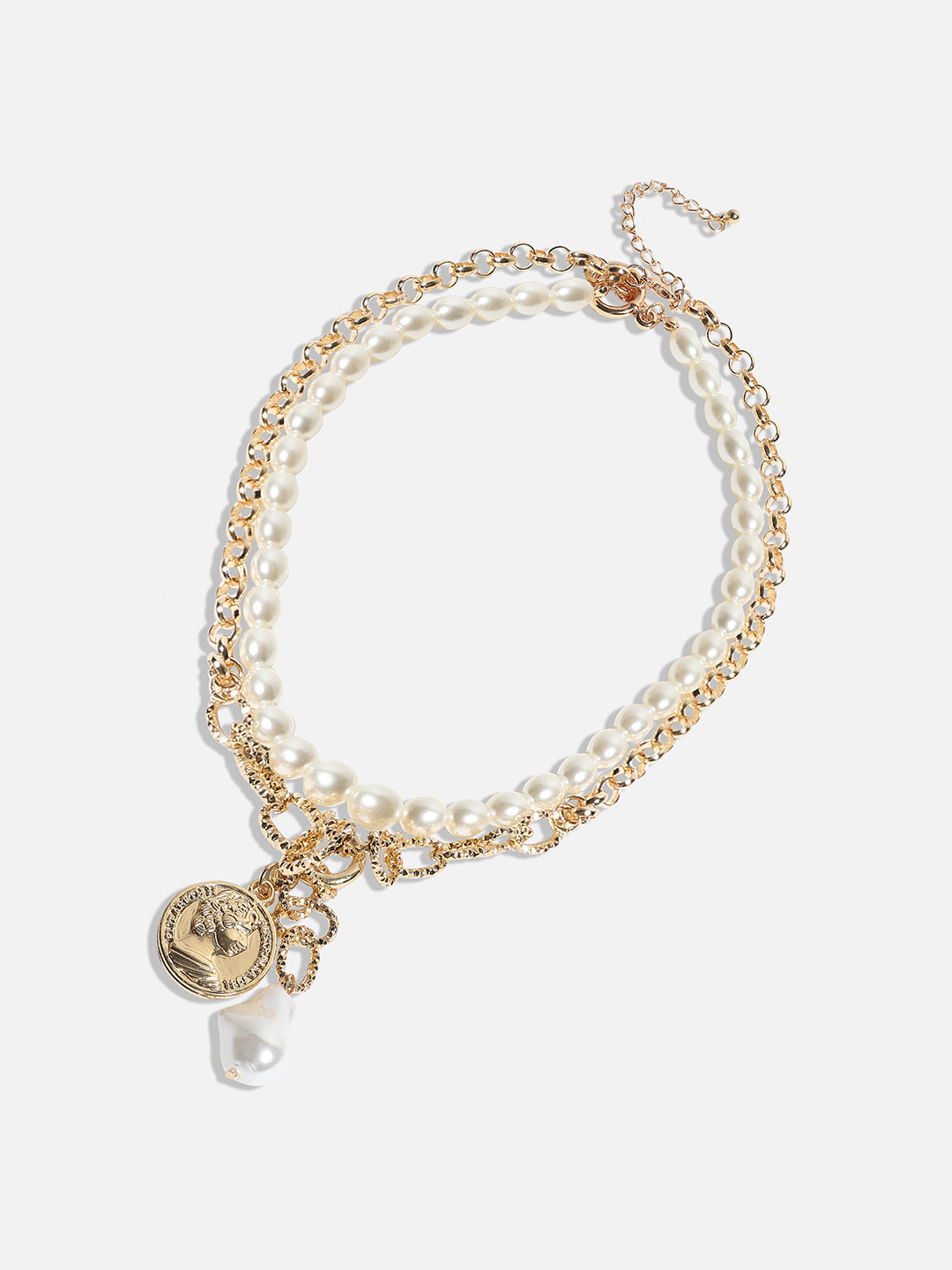 Gold-Plated Layered Necklace