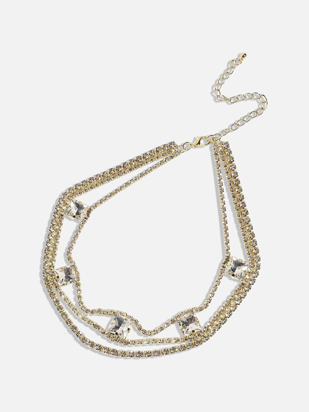 Gold-Plated Layered Necklace
