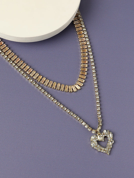 Gold-Plated Layered Necklace