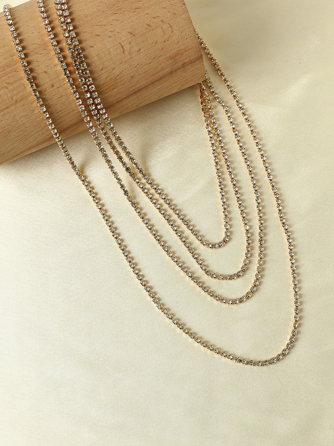 Gold-Plated Layered Necklace